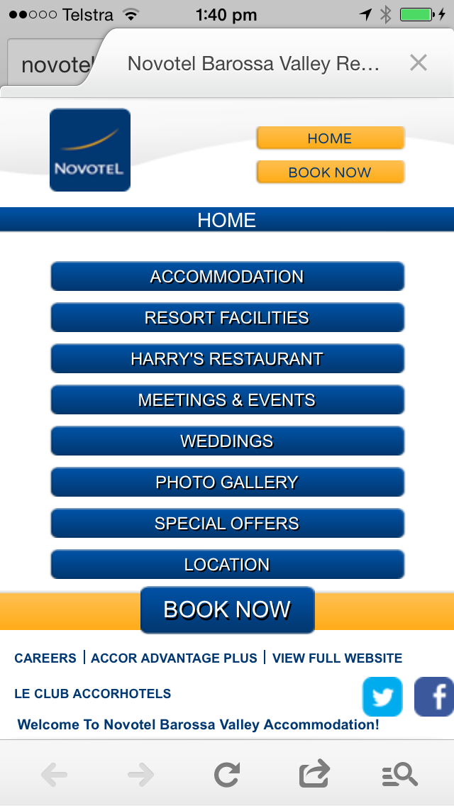 Novotel Barossa Valley Resort