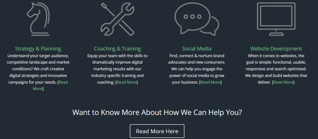 Snackable content on websites