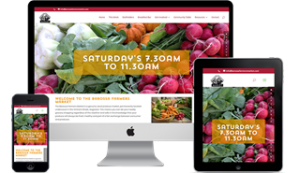 Barossa Farmers Market - web design