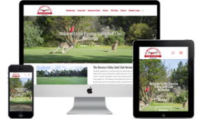 Barossa Valley Golf Club - website design