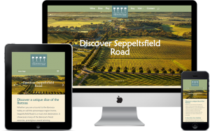 Seppeltsfield Road, Barossa Valley - website design and development - destination website